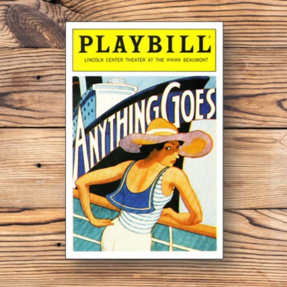 Anything Goes Playbill Broadway‎ Musical Refrigerator Fridge Locker Magnet
